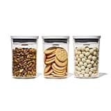 OXO Good Grips Round 3-Piece Mini Round POP Canister Set