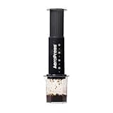 AeroPress XL Coffee Press – 3 in 1 brew method combines French Press, Pourover, Espresso. Full bodied, smooth coffee without grit or bitterness. Small portable coffee maker for camping & travel