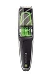 Remington Vacuum Beard and Stubble Trimmer (Vacuum to catch Trimmed Hair, Titanium Blades, Adjustable Comb, Detail Blade for Styling and Edging, Lithium Power, Cordless, 60-Minute Runtime) MB6850