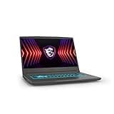 MSI Thin 15 Inch FHD Gaming Laptop - (Intel Core i5-12450H, NVIDIA GeForce RTX 4050, 16GB RAM, 512GB SSD, Windows 11 Home Plus) - Cosmos Grey