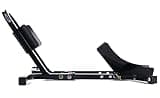 BikeTek Motorcycle Motorbike Front Wheel Chock Locking Stand System 17-21" Adjustable Fixing Holder Support Van Trailer Transport System