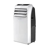 SereneLife Portable Air Conditioning Unit, 3-in-1 Powerful Ac, 12,000 BTU Mobile Air Conditioners, w/Dehumidifier, Fan mode + Heat, Remote Control, Window Venting Kit Included