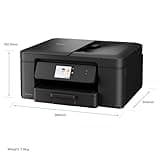 Brother DCP-J1460DW Wireless, A4 Inkjet Printer|all-in-one (Print/Copy/Scan)|Wi-Fi/USB 2.0|A4|2-Sided Print|Photos|Inks Included|UK Plug