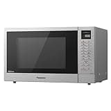 Panasonic NN-ST48KSBPQ Inverter Microwave Oven with Glass Turntable, 32L, 1000W, 25 Auto Programmes, Auto Defrost, 7 Power Levels, Timer, Digital LED Display, Stainless Steel Exterior