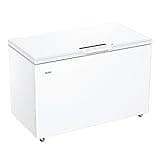 Haier Series 7 Freestanding Chest Freezer, 418L Capacity, E Class, Extreme Cold Shield, Fast Freeze Technology, Antibacterial & Anti-Mould Gasket, LED Light, White, 132x75x84.5 cm - HCE420EK