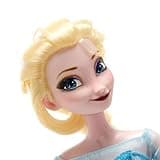 Disney Store Official Elsa Singing Doll, Frozen, 41cm/16”, Lights up and Sings Let it Go, Kids Toy in Shimmering Blue Gown with Articulated Arms and Legs