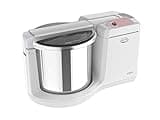 ULTRA Mini Table Top 1.25L Wet Grinder with Atta Kneader, 110-volt (New Model), Stainless Steel, White