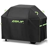 Ezilif Barbecue Covers, 165x70x125cm BBQ Covers Waterproof 420D Oxford Heavy Duty Large with Windproof Buckle and Reflective Handle, UV Tear-Resistant Gas BBQ Cover for Weber, Char Broil, Nexgrill