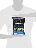 Jacob's Cracker Crisps Salt & Balsamic Sharing Bag Snacks 150g X 5 Pack, Free From: Artificial Colours, Artificial Flavours, MSG (Glutamate), Suitable for vegetarians