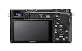 Sony Alpha 6100 Mirrorless APS-C Camera with 0.02-sec. fast AF, Real-time Eye AF for human and animal, 4K video & flip screen
