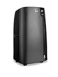 De'Longhi Pinguino PACEX120 Silent | Portable Air Conditioner with Real Feel Technology | 110m³, 11,500 BTU, A Energy Efficiency, Black