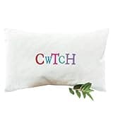 East of India Cwtch Long Decorative Couch Cushion Farmhouse Rustic Garden Cushions Rectangular Sofa Pillow Cover with Insert Cushion 45 x 30 cm