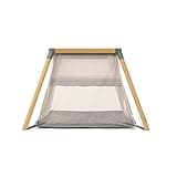 Tutti Bambini Cozee Go 3-in-1 Bassinet, Travel Cot and Playpen - Perfect for Travel and Home Use, Lightweight & Compact and Suitable from Birth - Oak/Charcoal