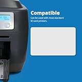 100 x Dyestar Blank Plastic Cards for ID Printing - Compatible with All Plastic Card Printers