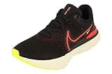 NIKE React Infinity Run Flyknit 3 Men Running Trainers Sneakers Shoes DH5392 (Black/Siren RED-Team RED-Volt 007) (UK_Footwear_Size_System, Adult, Men, Numeric, Medium, Numeric_9_Point_5)
