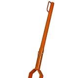430mm Block Splitter Paving Cutter Concrete Landscaping Stone Brick Masonry Tool Cutting Machine Adjustable Cutting Height 10-200mm 2 Wheels Removable 119cm Handle Top & Bottom 4 Edge Rotatable Blades