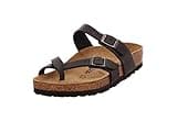 Birkenstock MAYARI Greased leather, Women's Flip Flops, Black, 5.5 UK (39 EU)