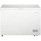 Russell Hobbs Free Standing Chest Freezer, 300 Litres, Low Noise, Garage Safe, Counterbalance Lid, Front Drain Hole, 1.8m Cord, Castor Wheels, 5 Year Registered Guarantee White, RH300CF201W