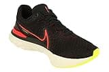 NIKE React Infinity Run Flyknit 3 Men Running Trainers Sneakers Shoes DH5392 (Black/Siren RED-Team RED-Volt 007) (UK_Footwear_Size_System, Adult, Men, Numeric, Medium, Numeric_9_Point_5)