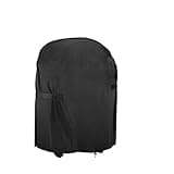 Barbecue Cover, Heavy Duty BBQ Cover, 210D Oxford Fabric Round Outdoor BBQ Grill Cover, Waterproof Windproof Rip-Proof and UV Resistant BBQ Cover (77x90cm)
