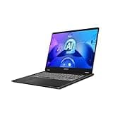 MSI Prestige 14 AI Studio Laptop - (14" 16:10 2.8K OLED panel, Latest Intel Core Ultra 7 155H, NVIDIA GeForce RTX 4050, 32GB RAM,1TB NVMe PCIe SSD, Intel WIFI 7BE, Windows 11 Pro) -Stellar Grey