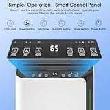 Hangsun 20L/Day Dehumidifiers for Home Dehumidifier for Drying Clothes and Damp with Digital Humidity Display, Continuous Drainage, 24 Hour Timer, Ideal for Laundry Room, Basement, Bedroom, Bathroom