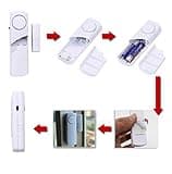 Magnetic Door/Window Alarm Doorbell, Wireless Security sensor Burglar Alarm System Loud 90 dB, Shed Garage Vibration Entry Warnning Detector, for Office/School/Hote/Hom/Store Security (10)