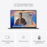 Apple 2025 MacBook Air 13-inch Laptop with M4 chip: Built for Apple Intelligence, 13.6-inch Liquid Retina Display, 16GB Unified Memory, 512GB SSD Storage, 12MP Center Stage Camera, Touch ID; Midnight
