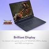 Alienware 16x Aurora Gaming Laptop AC16251 16" WQXGA 240Hz G-Sync Display, Intel Core Ultra 9 275HX Series 2, NVIDIA GeForce RTX 5070, 32GB RAM, 1TB SSD, Windows 11 Home, AlienFx RGB UK Keyboard