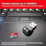 SanDisk 256GB Ultra microSDXC card + SD adapter, Memory card Full HD, up to 150 MB/s, For smartphones and Tablets, with A1 App Performance, UHS-I, Class 10, U1