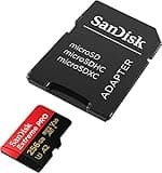 SanDisk 256GB Extreme PRO micro SD card + SD adapter, (For Smartphones, Action Cams, Drones, Speeds up to 200 MB/s) A2 App Performance + RescuePro Deluxe UHS-I, Class 10, U3,