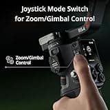 DJI RS 4, 3-Axis Gimbal Stabilizer for DSLR and Mirrorless Cameras Canon/Sony/Panasonic/Nikon/Fujifilm, 2nd-Gen Native Vertical Shooting, 2-Mode Switch Joystick, Teflon Axis Arms, Camera Gimbal