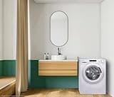 Candy CS1482DW4 Smart Washing Machine 8KG 1400rpm, White, NFC
