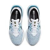 Nike Men's React Infinity Run FK 3 Sneaker, White Black Blue Orbit Chlorine Blue, 7.5 UK