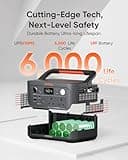 Jackery Explorer 500 v2 Portable Power Station, 230V/500W Pure Sine Wave Solar Generator, 1000W AC Output Power Station, 512Wh LiFePO4 Lithium Camping Battery Backup for Picnics, Fishing, Travel