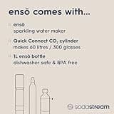 SodaStream Enso Cordless Sparkling Water Maker, Sparkling Water Machine - GAS NOT INCLUDED