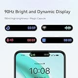 HONOR X6b Mobile Phone Unlocked, 6.56-Inch 90Hz Fullview Display, 4GB+128GB, 5200 mAh Long-lasting Battery, 50MP Triple Camera, Android (2 Year Warranty), Midnight Black