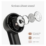Cambridge Audio Melomania A100 Earbuds - In Ear True Wireless Headphones with Adaptive Active Noise Cancelling, aptX Lossless Bluetooth, Up to 39 Hour Battery Life with Charging Case - Black