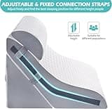 Wedge Pillow for Sleeping, Orthopedic Bed Wedge Pillow Set, 15-in-1 Adjustable Memory Foam Wedge Pillow Post Surgery, 9 &16 & 20 inches Height 3-in-1 Incline Pillows Wedges for Back Pain/Acid Reflux
