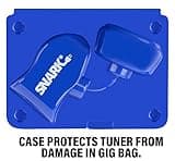 Snark SN1RE Rechargeable Clip-On All-Instrument Tuner - Blue | USB Charging | Rotating Screen | Cleaning cloth and case included