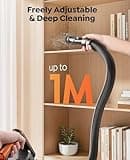 Cordless Vacuum Cleaner 45KPA/550W/60 Mins Cordless Stick Vacuum with Touch Screen, Anti-tangle&AUTO Mode,Wall Charging Powerful Handheld Vacuums for Home Carpet/Car/Pet Hair - Ideal for UK Homes