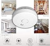 ELRO FS1805 | 2-Piece Smoke Alarm Set | Magnetic Mounting Kit | 5-Year Battery | Complies with European Standard EN14604 | White | Set of 2