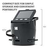Kodak SCANZA Digital Film Scanner, Converts 35mm, 126, 110, Super 8 and 8mm Film Negatives and Slides To JPEG Includes Large Tilt Up 3.5 LCD and EasyLoad Film Inserts