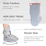Air Cam Walking Fracture Boot, Medical Short Orthopaedic boot for Broken Foot Sprained Ankle, Inflatable Walker Brace for Post-Op Support (L)