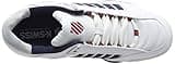 K-Swiss Performance Defier Rs, Men's Tennis Shoes, White (White/Dressblues/Fieryred 38), 9 UK (43 EU)