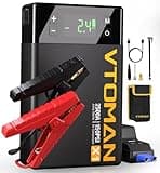 VTOMAN X1 Jump Starter Power pack with Air Compressor 2500A,Portable Car Battery Booster Jump Starter (Up to 8.5L Gas/6.0L Diesel Engines) Jump Pack with 150PSI Digital Tire Inflator