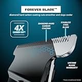 Wahl Pro Series High Visibility Trimmer, Close Cutting Blade, Lithium-Ion, Waterproof Beard Trimmer, Grooming Kit, Interchangeable Heads, Professional, Cordless, Close Cutting