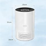 Air Purifier,Smart Air Purifier For Home Covers 62.5 M² Cadr 180-300m³/H, Hepa Air Purifer With Child Lock,Pm2.5 Index,Fan Speed,Filter Reset,Tuya Wifi