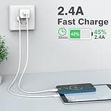 iPhone Charger Cable, 4Pack 3FT/1M MFi Certified Lightning Cable Apple Fast Charging Cable Compatible with iPhone 14 13 12 11 XS XR X Pro Max Mini 8 7 6S 6 Plus 5S SE iPad-white