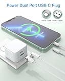 USB C Plug 20W Fast Charge, Apple iPhone Fast Charger Plug UK for iPhone 16/16 Pro/16 Pro Max/16 Plus/15/14/13/12/11/X/XR/XS/SE, Type C Plug UK Fast Charging for i Phone Apple Watch USBC Power Plug